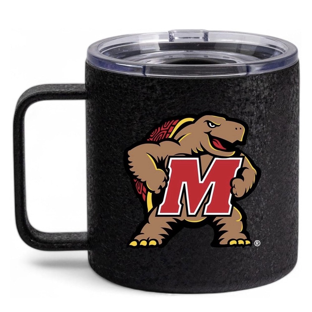 The Memory Company Maryland Terrapins 17oz Lowball Tumbler Mug w/ Handle